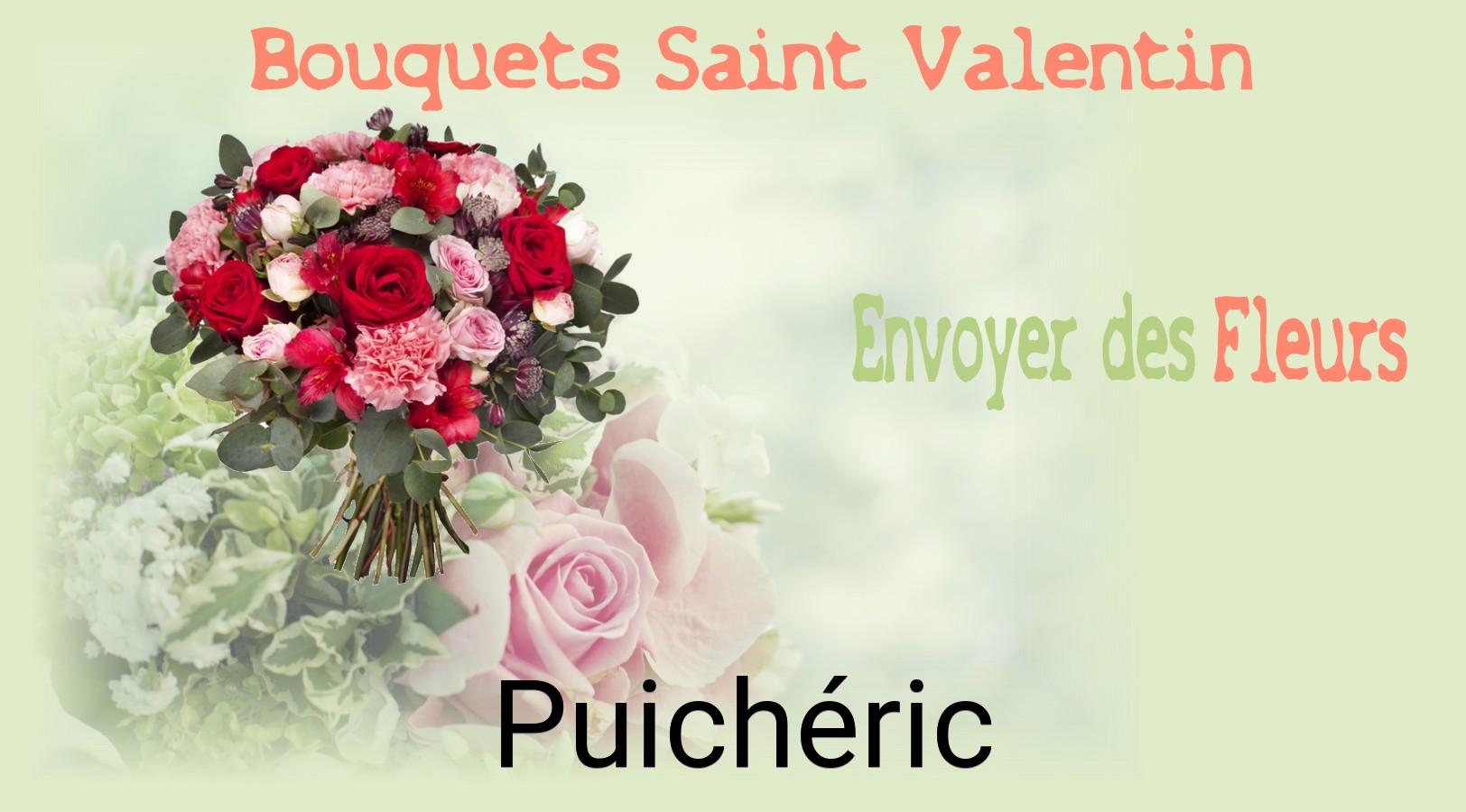 Roses de Saint-Valentin livrées à Puichéric